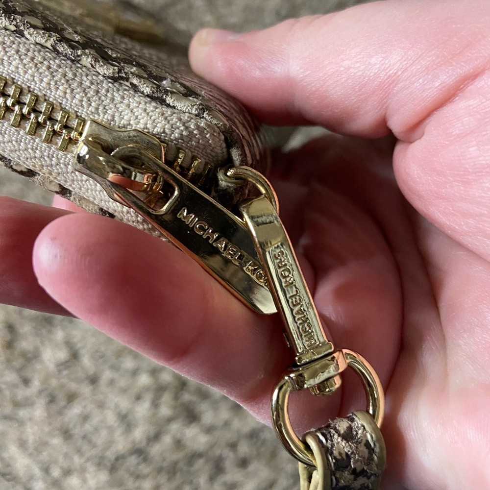 Michael Kors Snakeskin Wristlet - Picture 7 of 7